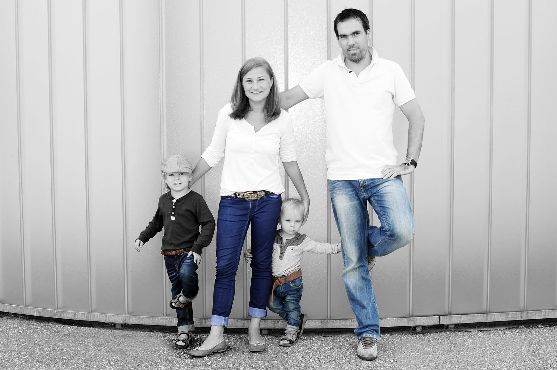 Familie im Fotostudio Maren Möst in Waiblingen